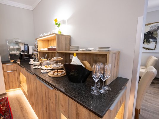 Frühstück im Hotel Admiral in Baden bei Wien